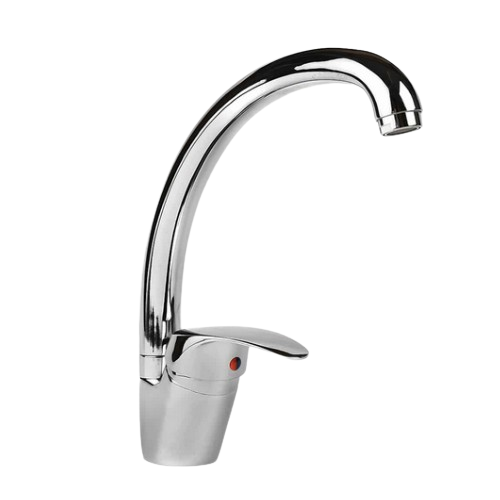 Kitchen Curved Faucet Mix Zinc Φ40mm
